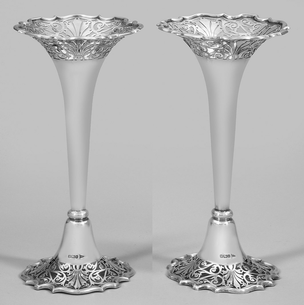 Paar Edwardianische Vasen